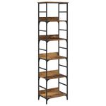 Casa si Gradina - Mobilier - Biblioteci si rafturi - Biblioteci - Raft pentru carti Lemn Vechi 50 x 33 x 188,5 cm Lemn compozit - Infinity.ro