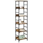 Casa si Gradina - Mobilier - Biblioteci si rafturi - Biblioteci - Raft pentru carti Lemn Vechi 50 x 33 x 188,5 cm Lemn compozit - Infinity.ro