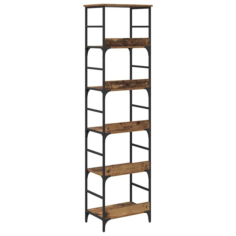 Casa si Gradina - Mobilier - Biblioteci si rafturi - Biblioteci - Raft pentru carti Lemn Vechi 50 x 33 x 188,5 cm Lemn compozit - Infinity.ro