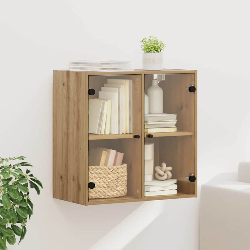 Casa si Gradina - Mobilier - Dulapuri si sifoniere - Dulapuri - Dulap de perete Pe perete Stejar Artizanal 68 x 37 x 68,5 cm - Infinity.ro