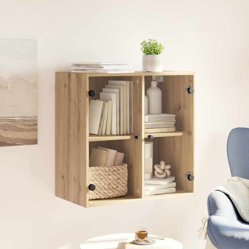 Casa si Gradina - Mobilier - Dulapuri si sifoniere - Dulapuri - Dulap de perete Pe perete Stejar Artizanal 68 x 37 x 68,5 cm - Infinity.ro