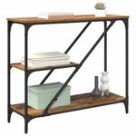 Casa si Gradina - Mobilier - Comode si corpuri - Noptiere - Masa de consola Lemn Vechi 88,5 x 30 x 75 cm Lemn compozit - Infinity.ro