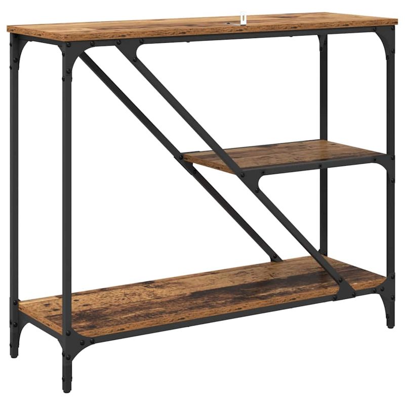 Casa si Gradina - Mobilier - Comode si corpuri - Noptiere - Masa de consola Lemn Vechi 88,5 x 30 x 75 cm Lemn compozit - Infinity.ro