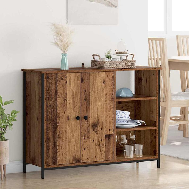 Casa si Gradina - Mobilier - Comode si corpuri - Comode - Bufet Lemn Vechi 100 x 33 x 75 cm Lemn compozit - Infinity.ro