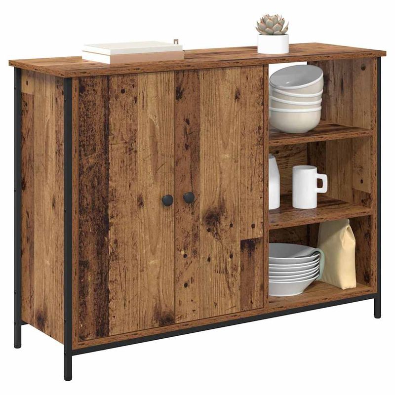 Casa si Gradina - Mobilier - Comode si corpuri - Comode - Bufet Lemn Vechi 100 x 33 x 75 cm Lemn compozit - Infinity.ro