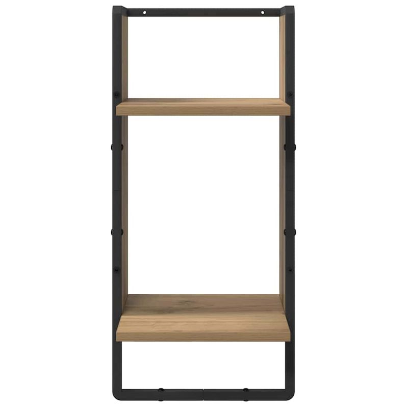 Casa si Gradina - Mobilier - Biblioteci si rafturi - Rafturi - Set rafturi de perete 4 pcs Stejar Artizanal 65 x 25 x 30 cm - Infinity.ro