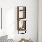 Casa si Gradina - Mobilier - Biblioteci si rafturi - Rafturi - Raft de perete Stejar Artizanal 30 x 25 x 100 cm Lemn compozit - Infinity.ro