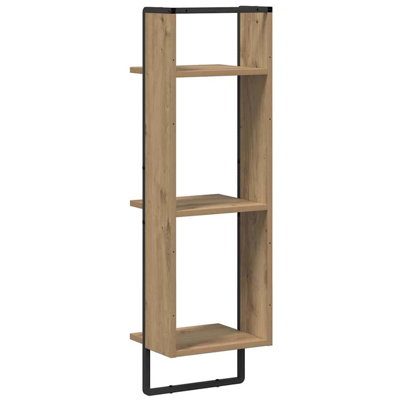 Casa si Gradina - Mobilier - Biblioteci si rafturi - Rafturi - Raft de perete Stejar Artizanal 30 x 25 x 100 cm Lemn compozit - Infinity.ro