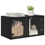 Casa si Gradina - Mobilier - Dulapuri si sifoniere - Dulapuri - Dulap de perete Stejar Negru 68 x 37 x 35 cm Lemn compozit - Infinity.ro