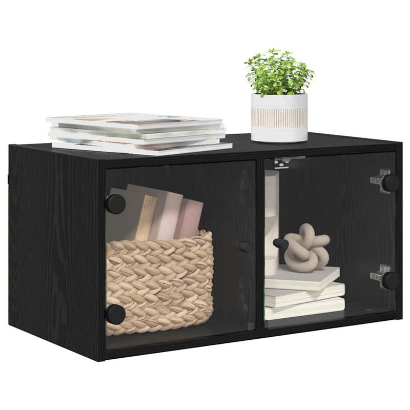 Casa si Gradina - Mobilier - Dulapuri si sifoniere - Dulapuri - Dulap de perete Stejar Negru 68 x 37 x 35 cm Lemn compozit - Infinity.ro