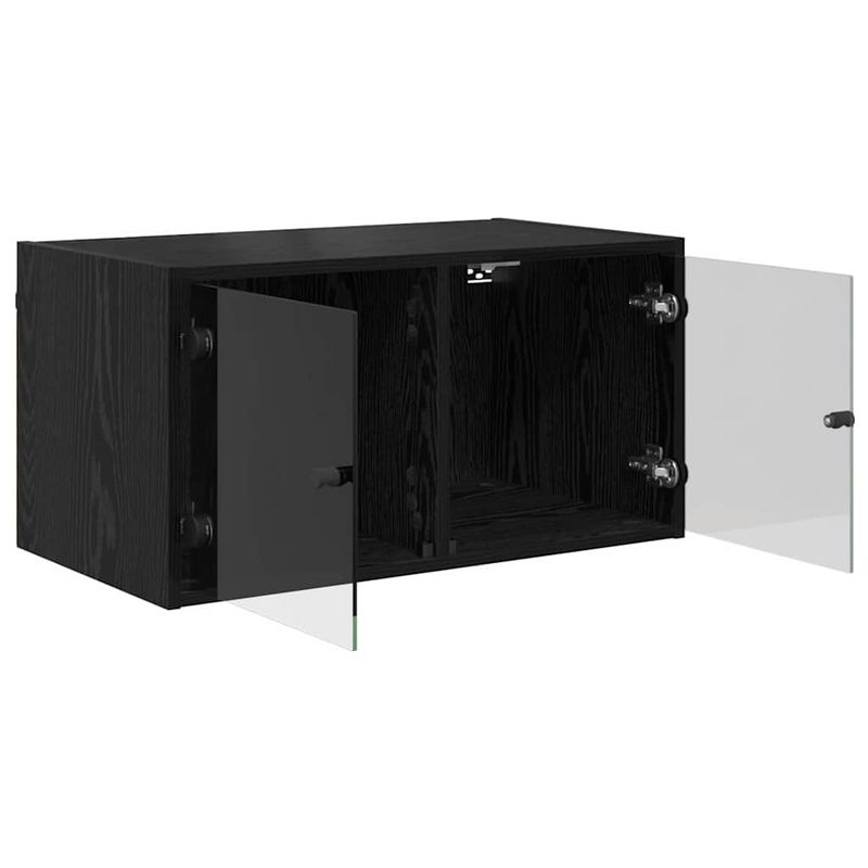 Casa si Gradina - Mobilier - Dulapuri si sifoniere - Dulapuri - Dulap de perete Stejar Negru 68 x 37 x 35 cm Lemn compozit - Infinity.ro