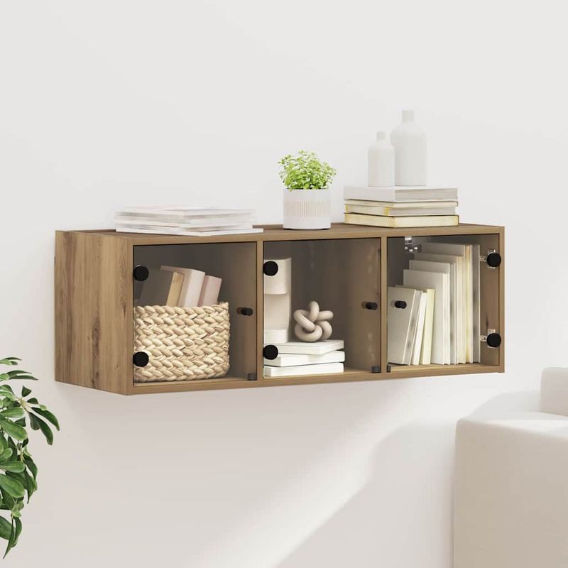 Casa si Gradina - Mobilier - Dulapuri si sifoniere - Dulapuri - Dulap de perete Stejar Artizanal 102 x 37 x 35 cm Lemn compozit - Infinity.ro