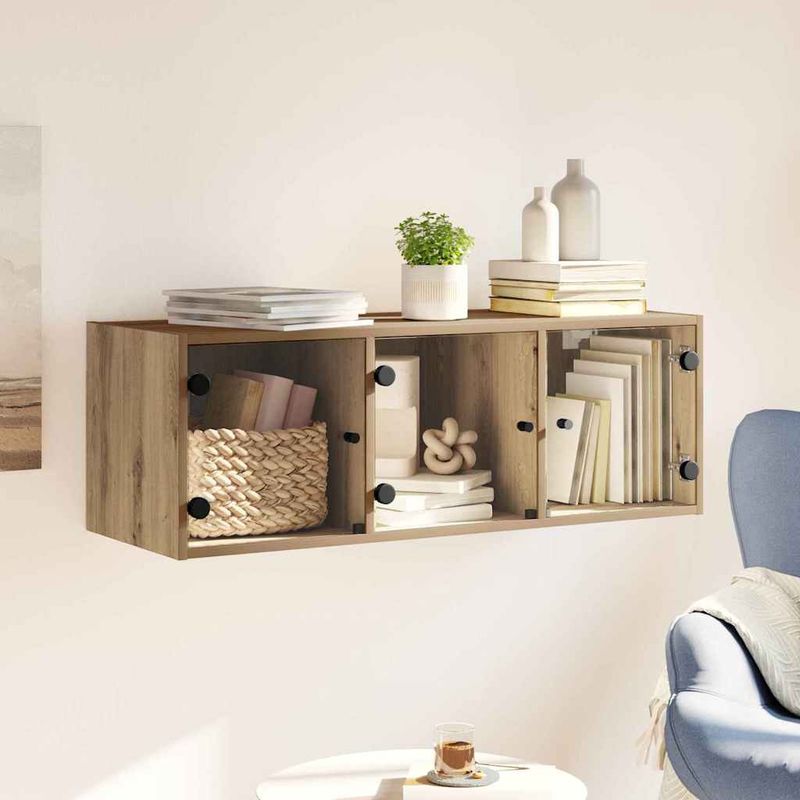 Casa si Gradina - Mobilier - Dulapuri si sifoniere - Dulapuri - Dulap de perete Stejar Artizanal 102 x 37 x 35 cm Lemn compozit - Infinity.ro
