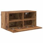 Casa si Gradina - Mobilier - Comode si corpuri - Comode - Dulapuri pentru TV Pe perete 2 pcs Lemn Vechi 60 x 30 x 30 cm - Infinity.ro