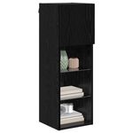 Casa si Gradina - Mobilier - Comode si corpuri - Comode - Sifonieri pentru TV montate pe perete 2 pcs Stejar Negru - Infinity.ro