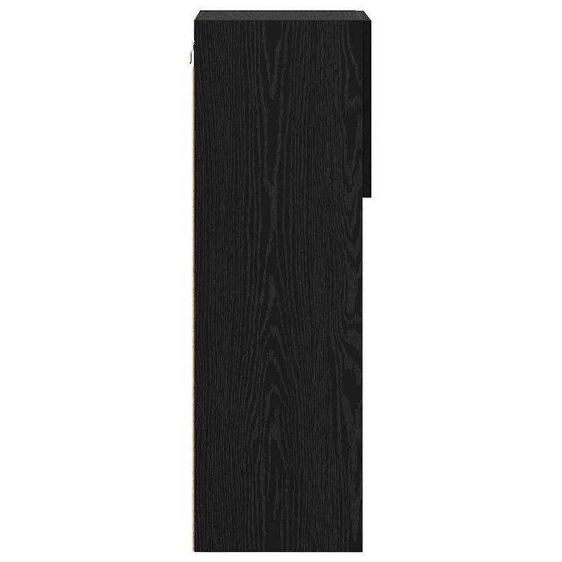 Casa si Gradina - Mobilier - Comode si corpuri - Comode - Sifonieri pentru TV montate pe perete 2 pcs Stejar Negru - Infinity.ro