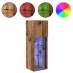 Casa si Gradina - Mobilier - Comode si corpuri - Comode - Sifonieri pentru TV montate pe perete 2 pcs Lemn Vechi - Infinity.ro