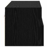 Casa si Gradina - Mobilier - Comode si corpuri - Comode - Dulap TV de perete Stejar Negru 60 x 30 x 30 cm Lemn compozit - Infinity.ro