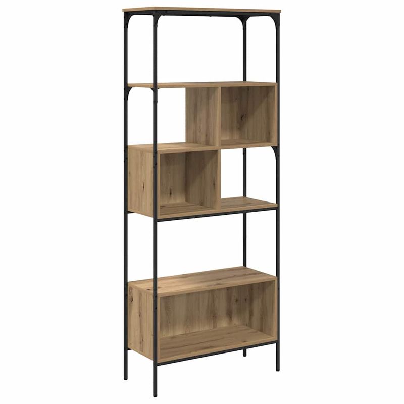 Casa si Gradina - Mobilier - Biblioteci si rafturi - Biblioteci - Biblioteca Stejar Artizanal 76 x 33 x 188,5 cm Lemn compozit - Infinity.ro