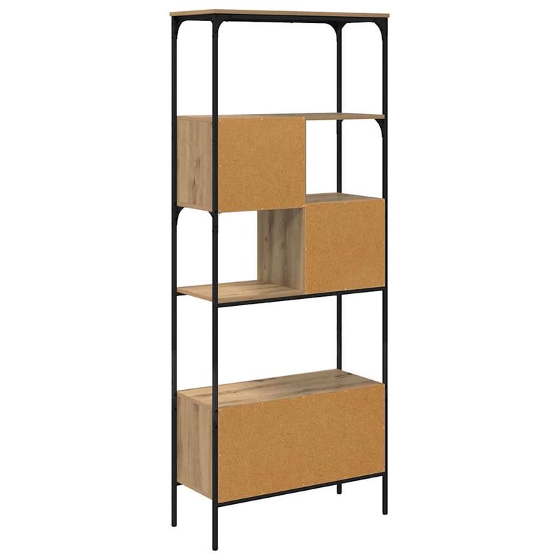 Casa si Gradina - Mobilier - Biblioteci si rafturi - Biblioteci - Biblioteca Stejar Artizanal 76 x 33 x 188,5 cm Lemn compozit - Infinity.ro