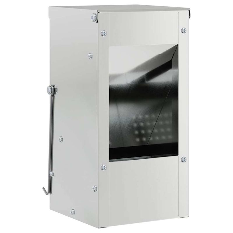 Petshop - Accesorii petshop - Castroane si adapatori - Urmarire pentru iepuri Argintiu 12,5 x 12,5 x 25 cm - Infinity.ro