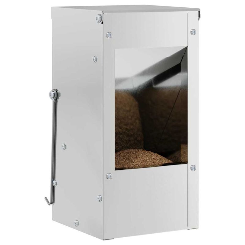 Petshop - Accesorii petshop - Castroane si adapatori - Urmarire pentru iepuri Argintiu 12,5 x 12,5 x 25 cm - Infinity.ro