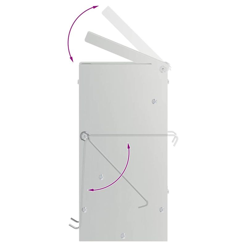 Petshop - Accesorii petshop - Castroane si adapatori - Urmarire pentru iepuri Argintiu 12,5 x 12,5 x 25 cm - Infinity.ro