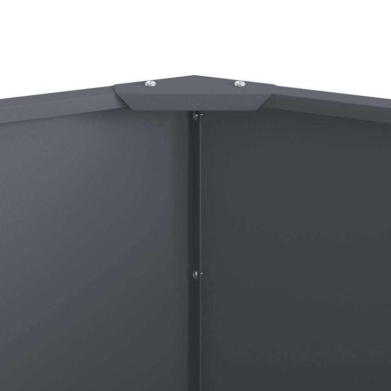 Casa si Gradina - Gradinarit si plante - Plante si ghivece - Ghivece si suporturi - Jardiniera Antracit 120 x 120 x 50 cm Otel - Infinity.ro