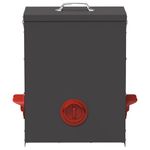 Petshop - Accesorii petshop - Castroane si adapatori - Feeder pentru pui 2 pcs Negru 32,5 x 20,5 x 43 cm - Infinity.ro