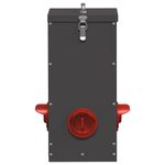 Petshop - Accesorii petshop - Castroane si adapatori - Feeder pentru pui 2 pcs Negru 32,5 x 20,5 x 43 cm - Infinity.ro