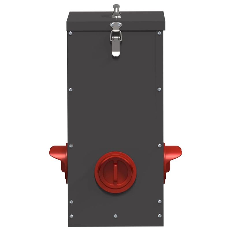 Petshop - Accesorii petshop - Castroane si adapatori - Feeder pentru pui 2 pcs Negru 32,5 x 20,5 x 43 cm - Infinity.ro