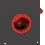 Petshop - Accesorii petshop - Castroane si adapatori - Feeder pentru pui 2 pcs Negru 32,5 x 20,5 x 43 cm - Infinity.ro