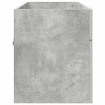 Casa si Gradina - Mobilier - Mobilier baie - Comode baie - Comoda de chiuveta Pe perete Gri din beton 38,5 x 100 x 46 cm - Infinity.ro