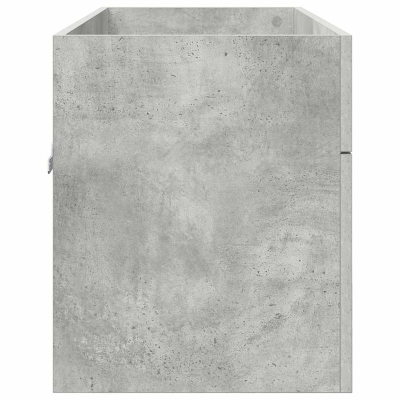 Casa si Gradina - Mobilier - Mobilier baie - Comode baie - Comoda de chiuveta Pe perete Gri din beton 38,5 x 100 x 46 cm - Infinity.ro