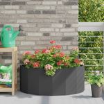 Casa si Gradina - Gradinarit si plante - Plante si ghivece - Ghivece si suporturi - Jardiniera Negru 90 x 45 x 35 cm Otel - Infinity.ro