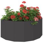 Casa si Gradina - Gradinarit si plante - Plante si ghivece - Ghivece si suporturi - Jardiniera Negru 90 x 45 x 35 cm Otel - Infinity.ro