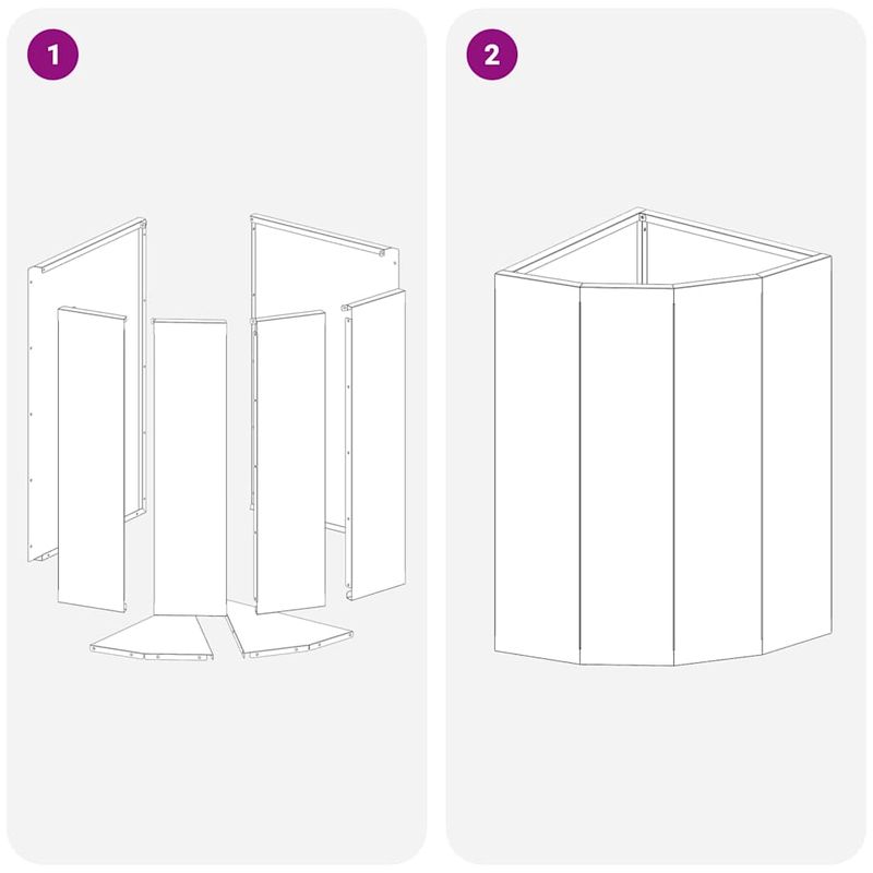 Casa si Gradina - Gradinarit si plante - Plante si ghivece - Ghivece si suporturi - Ghiveci de colt Argintiu 30 x 30 x 50 cm Otel inoxidabil - Infinity.ro