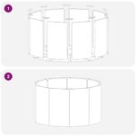 Casa si Gradina - Gradinarit si plante - Plante si ghivece - Ghivece si suporturi - Jardiniera Argintiu 90 x 90 x 50 cm Otel Galvanizat - Infinity.ro