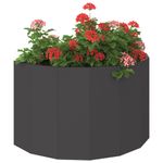 Casa si Gradina - Gradinarit si plante - Plante si ghivece - Ghivece si suporturi - Jardiniera Negru 90 x 45 x 50 cm Otel - Infinity.ro