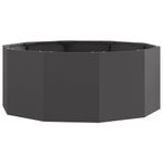 Casa si Gradina - Gradinarit si plante - Plante si ghivece - Ghivece si suporturi - Jardiniera Negru 90 x 90 x 35 cm Otel - Infinity.ro