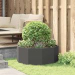 Casa si Gradina - Gradinarit si plante - Plante si ghivece - Ghivece si suporturi - Jardiniera Negru 90 x 90 x 35 cm Otel - Infinity.ro