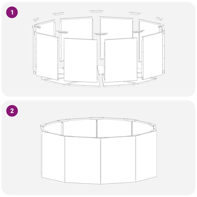 Casa si Gradina - Gradinarit si plante - Plante si ghivece - Ghivece si suporturi - Jardiniera Negru 90 x 90 x 35 cm Otel - Infinity.ro