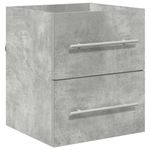Casa si Gradina - Mobilier - Mobilier baie - Comode baie - Comoda de chiuveta Gri din beton 38,5 x 41 x 48 cm Lemn compozit - Infinity.ro
