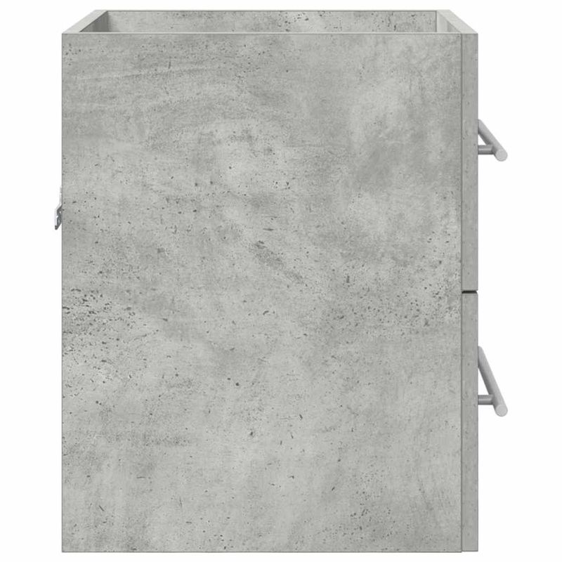 Casa si Gradina - Mobilier - Mobilier baie - Comode baie - Comoda de chiuveta Gri din beton 38,5 x 41 x 48 cm Lemn compozit - Infinity.ro