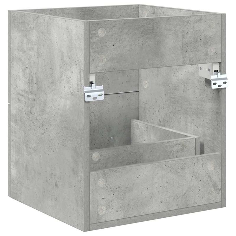 Casa si Gradina - Mobilier - Mobilier baie - Comode baie - Comoda de chiuveta Gri din beton 38,5 x 41 x 48 cm Lemn compozit - Infinity.ro