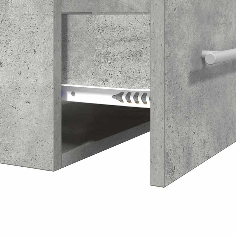Casa si Gradina - Mobilier - Mobilier baie - Comode baie - Comoda de chiuveta Gri din beton 38,5 x 41 x 48 cm Lemn compozit - Infinity.ro