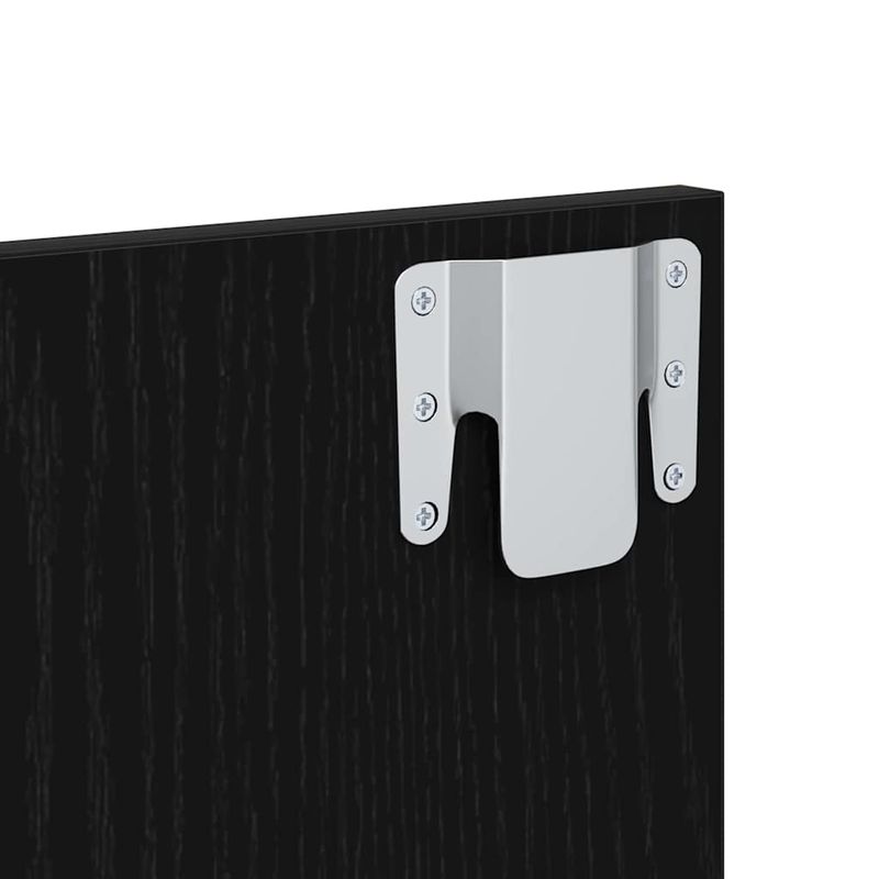 Casa si Gradina - Mobilier - Comode si corpuri - Noptiere - Noptiera suspendata 2 pcs Stejar Negru 48,5 x 32,5 x 80 cm - Infinity.ro