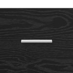 Casa si Gradina - Mobilier - Comode si corpuri - Noptiere - Noptiera suspendata 2 pcs Stejar Negru 48,5 x 32,5 x 80 cm - Infinity.ro