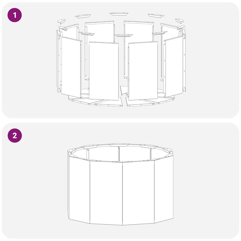 Casa si Gradina - Gradinarit si plante - Plante si ghivece - Ghivece si suporturi - Jardiniera Verde masliniu 60 x 60 x 35 cm Otel - Infinity.ro