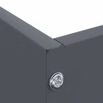 Casa si Gradina - Gradina si terasa - Garduri, panouri si accesorii - Margine pentru gazon Antracit 60 x 60 x 13 cm Otel - Infinity.ro